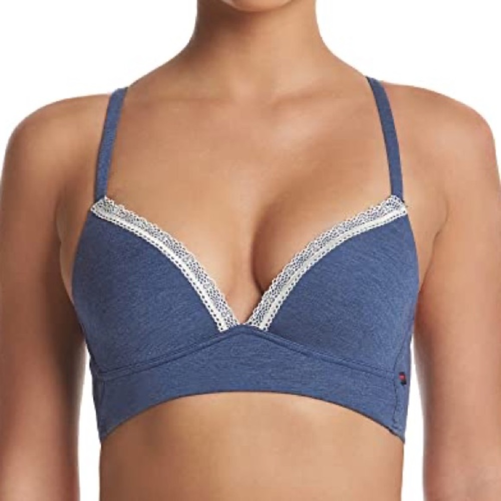 Tommy Hilfiger Longline Bra/Panty Set Heather Blue